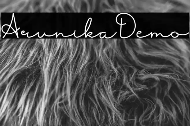 ArunikaDemo Font examples