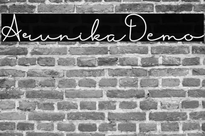 ArunikaDemo Font examples