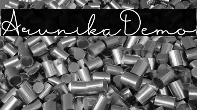ArunikaDemo Font examples