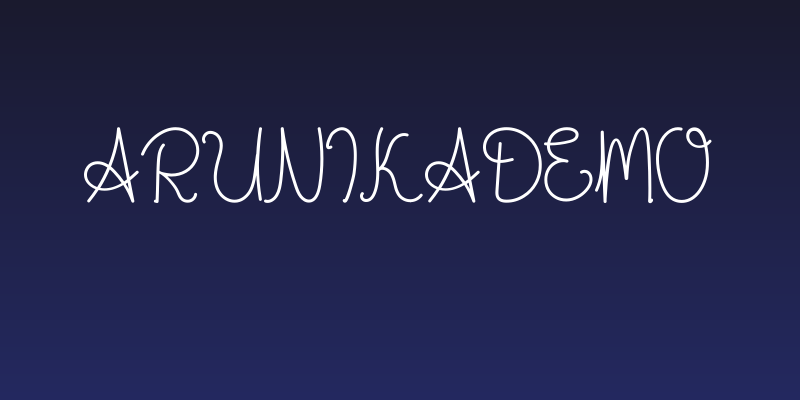ArunikaDemo Social Header
