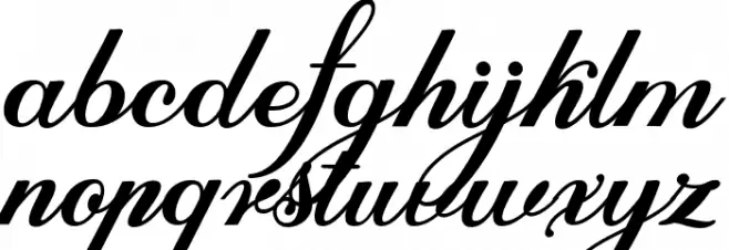 Arunika Schriftart Kleinbuchstaben