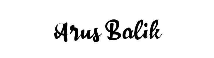 Arus Balik  Fuentes Gratis Descargar