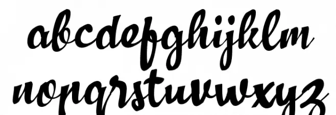 Arus Balik Caratteri MINUSCOLO