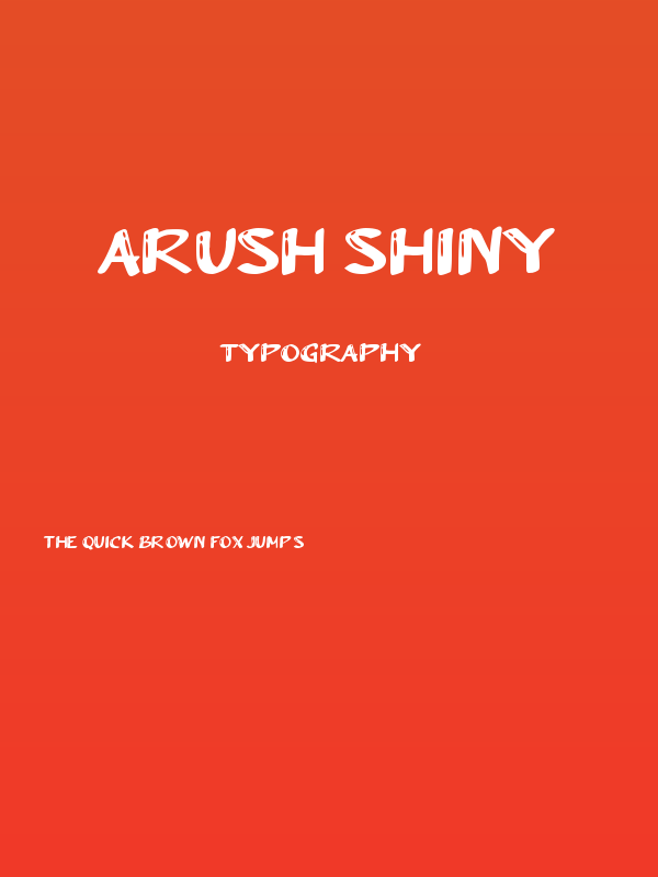 Arush Shiny Poster
