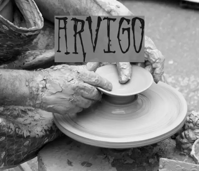 Arvigo Font examples