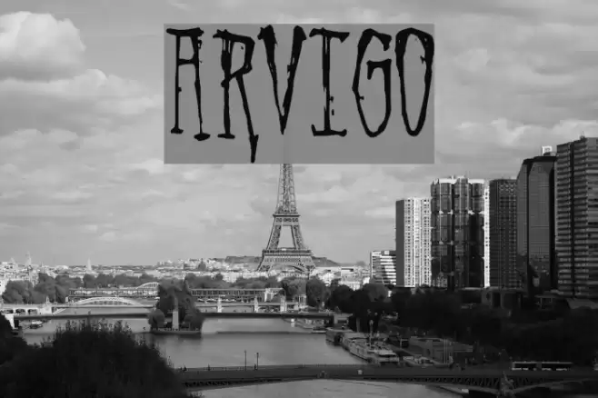 Arvigo Font examples