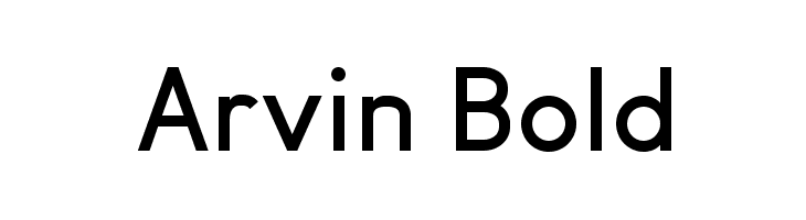 Arvin Bold Font