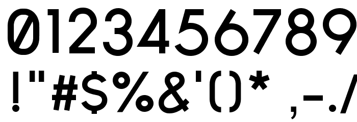 Arvin Bold Font OTHER CHARS