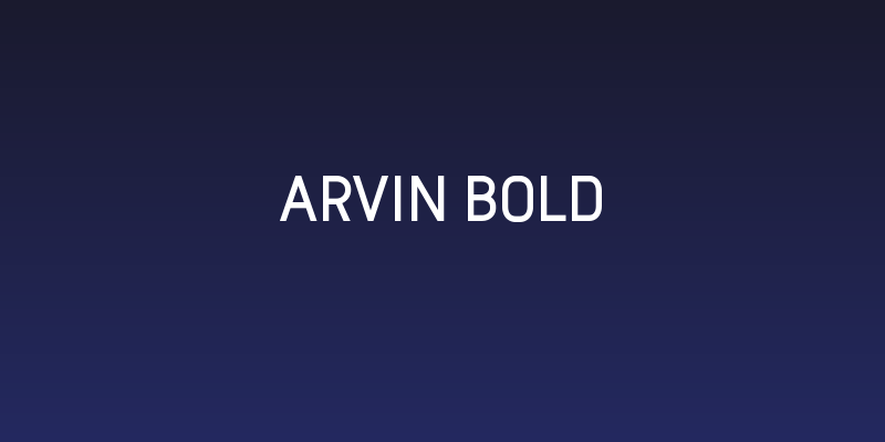 Arvin Bold Social Header