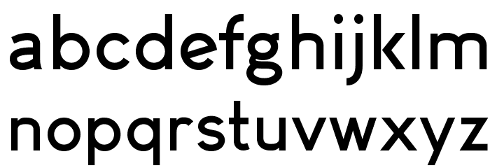 Arvin Bold Font LOWERCASE