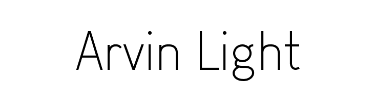 Arvin Light  नि: शुल्क फ़ॉन्ट्स डाउनलोड