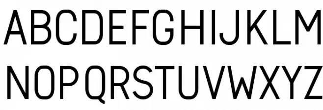 Arvin Regular Font Litere mari