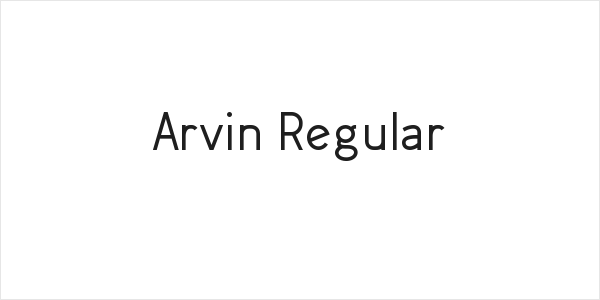 Arvin Regular Logo