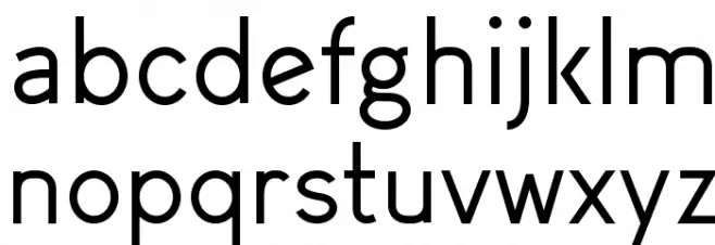 Arvin Regular फ़ॉन्ट लोअरकेस