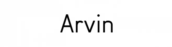 Arvin  नि: शुल्क फ़ॉन्ट्स डाउनलोड