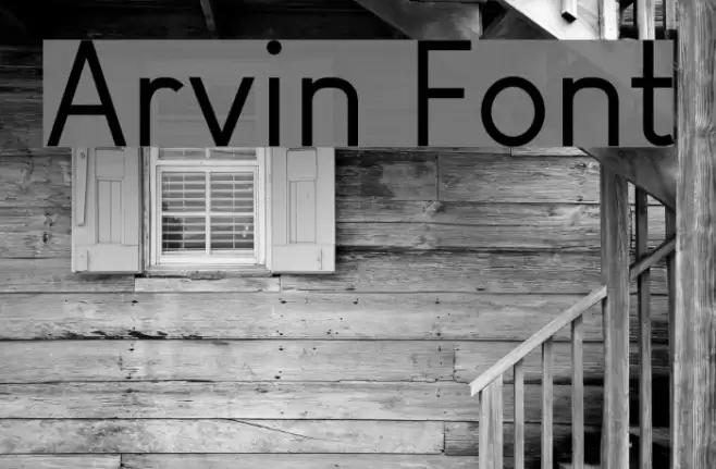 Arvin Font examples