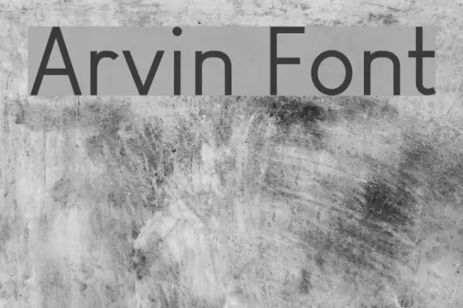 Arvin Font examples