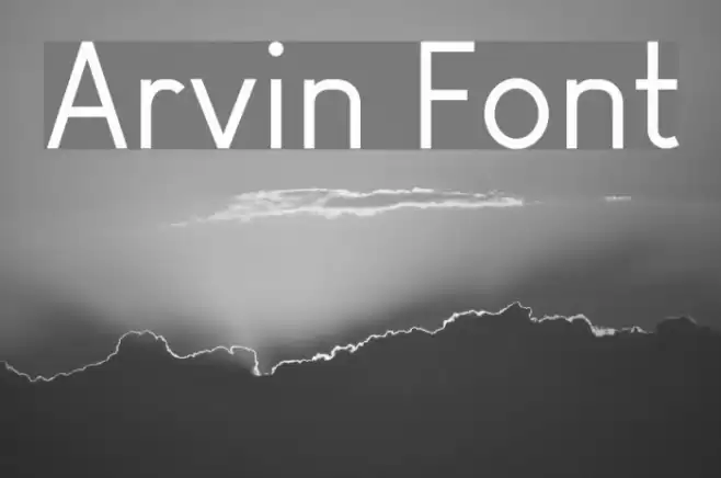 Arvin Font examples