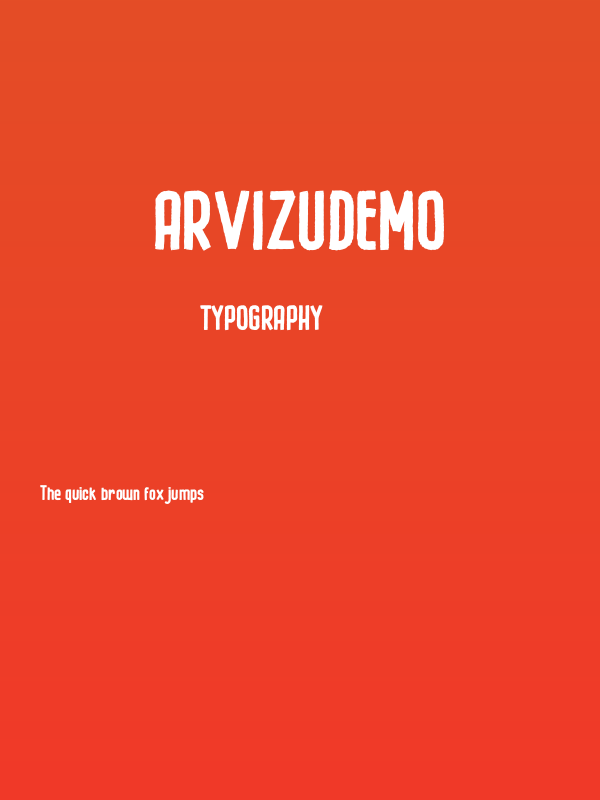 ArvizuDemo Poster