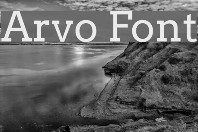 Arvo Font examples