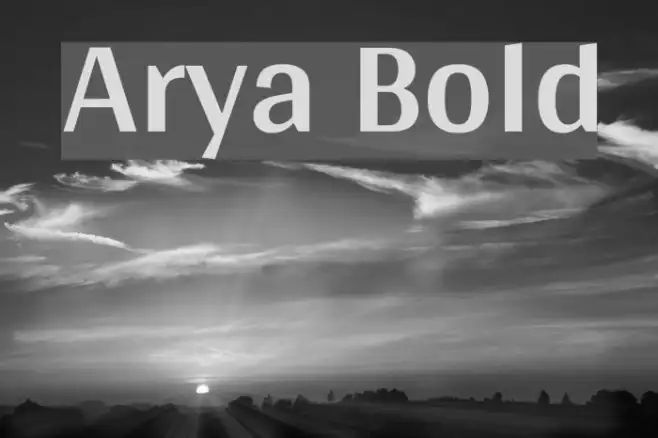 Arya Bold Example 1
