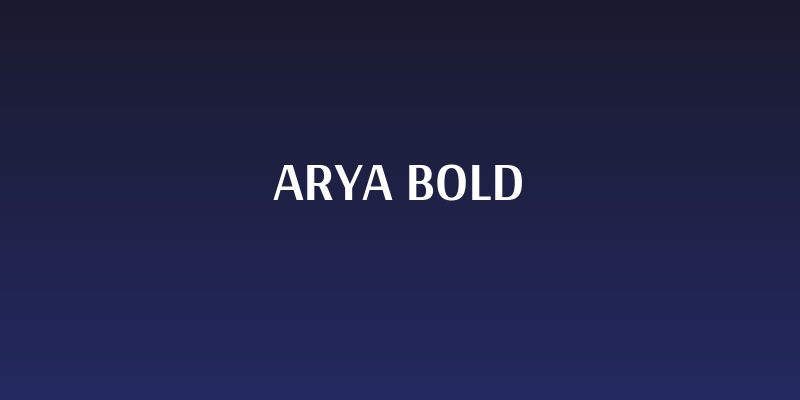 Arya Bold Social Header