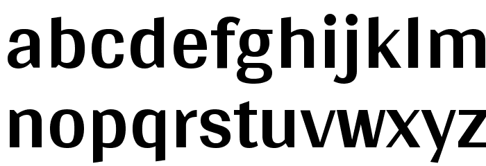 Arya Bold Font LOWERCASE