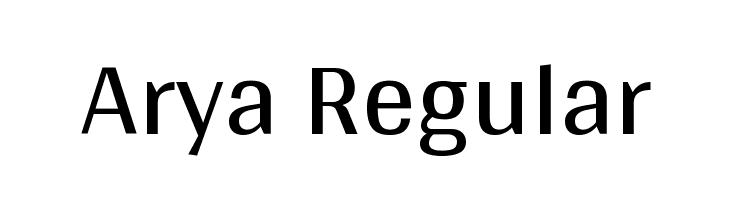 Arya Regular Font