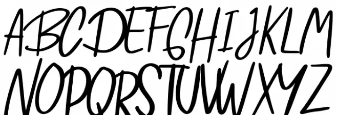 Arya Regular Font Litere mari