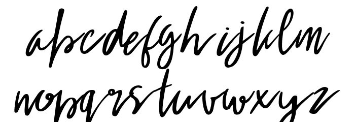 Arya Regular Font LOWERCASE