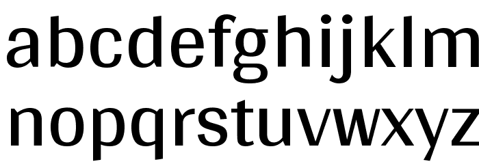 Arya Regular Font LOWERCASE