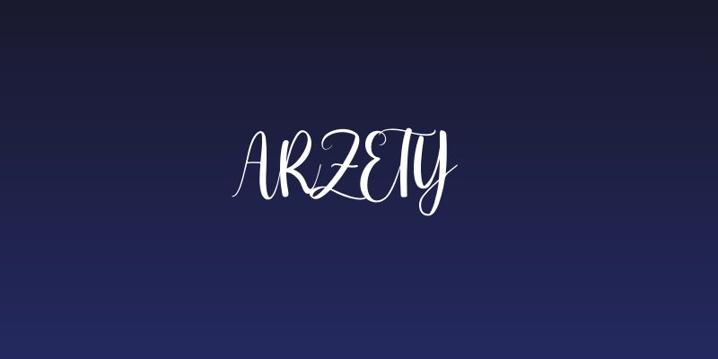 Arzety Social Header