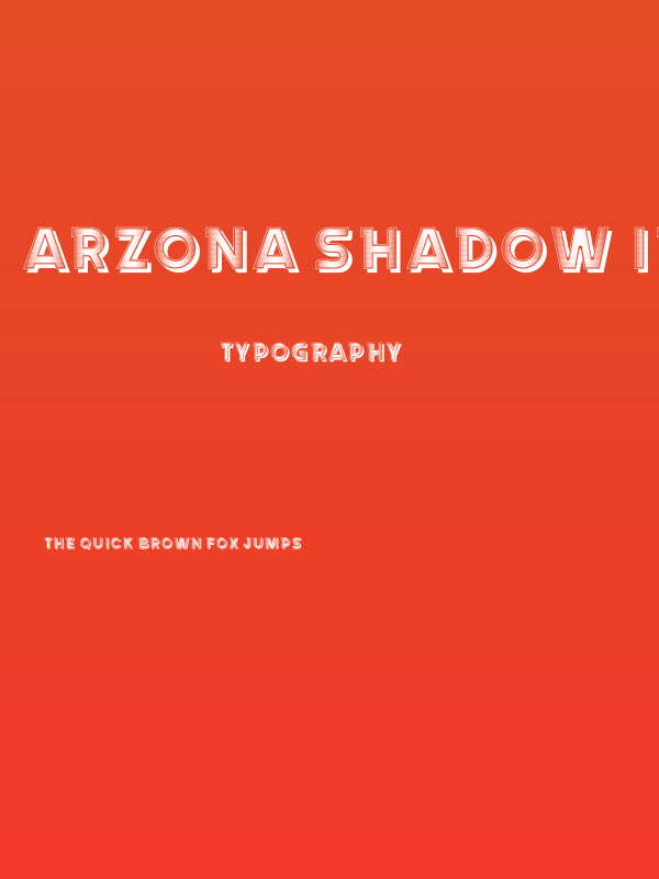 Arzona Shadow Inverted Regular Poster