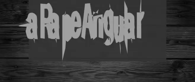 aRape Angular Font examples