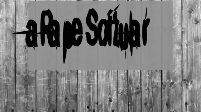 aRape Softular フォント examples