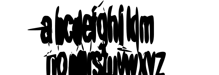 aRape Softular Font LOWERCASE