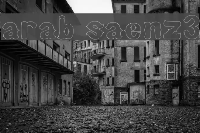 arab saenz3 Schriftart examples