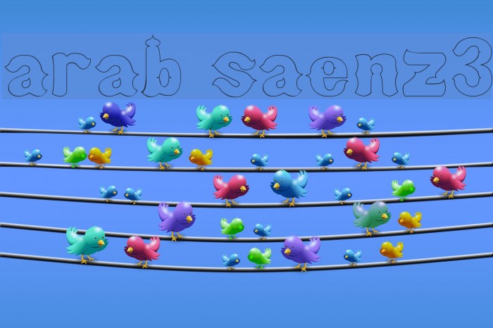 arab saenz3 Font examples