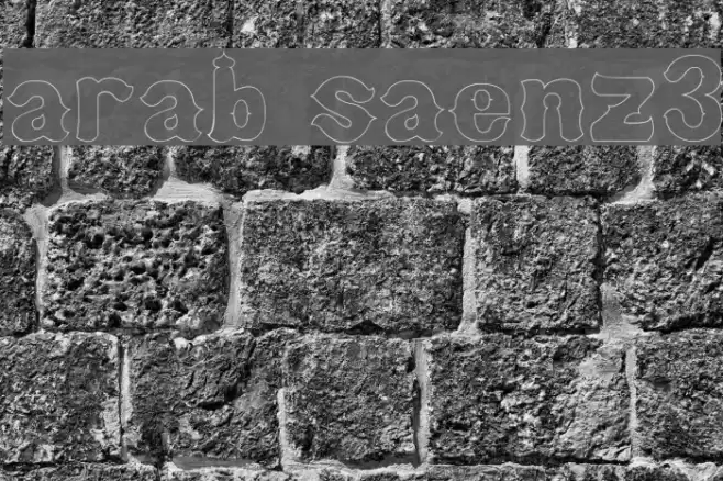 arab saenz3 Schriftart examples