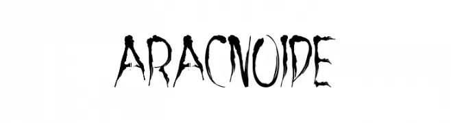 aracnoide  font caratteri gratis