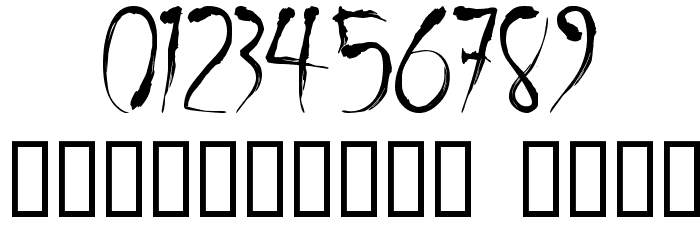 aracnoide Font OTHER CHARS