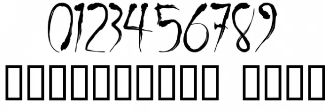 aracnoide Font OTHER CHARS