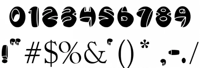 aragon solid Font OTHER CHARS