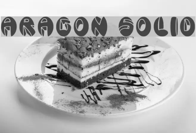 aragon solid Font examples