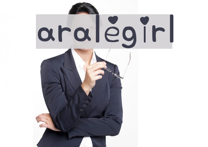 arale girl Font examples