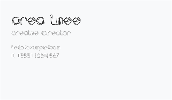 area LINEe Business Card