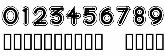 area OUTLINEe Font OTHER CHARS