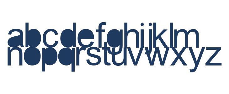 aria solid Regular Lowercase