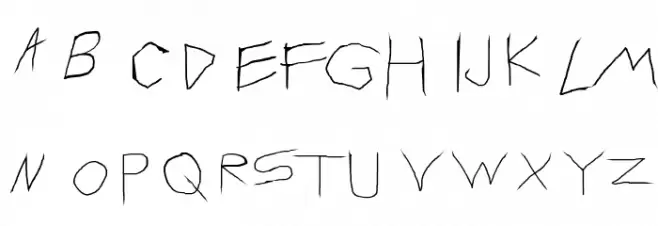 arif Italic फ़ॉन्ट अपरकेस