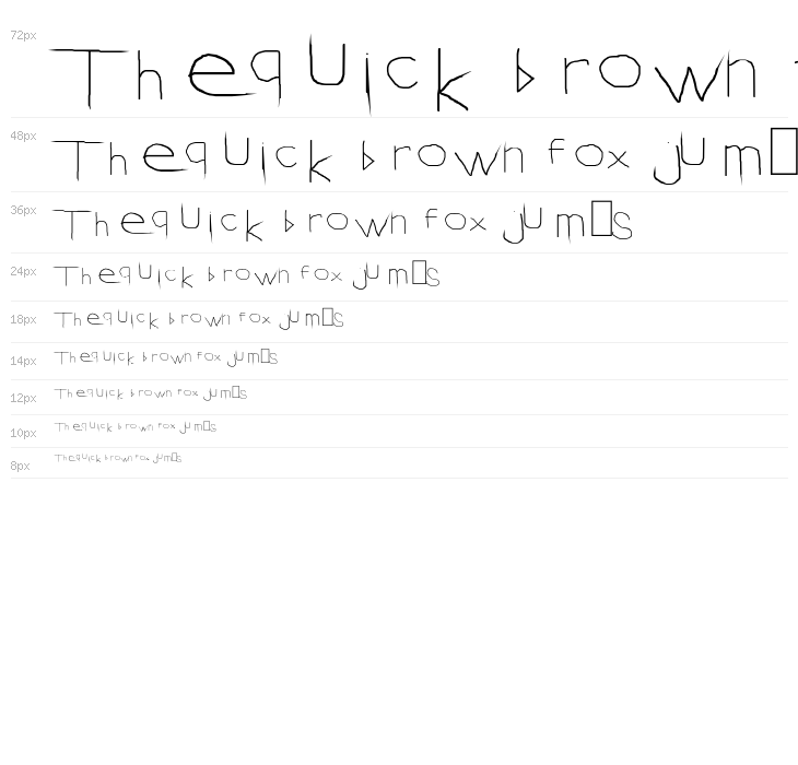 arif Italic Waterfall